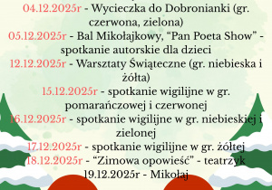 wydarzenia na grudzien