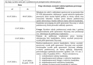 Rozporządzenie w sprawie rekrutacji -ciąg dalszy